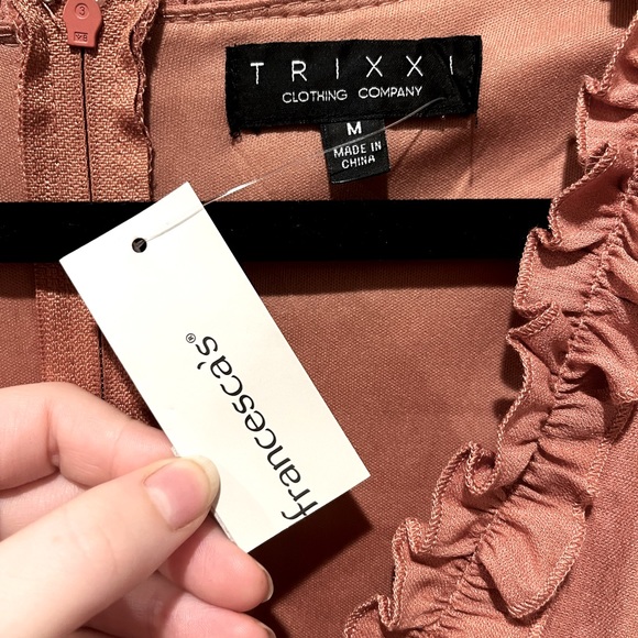 NWT Pink Ruffled Dress - Picture 3 of 3